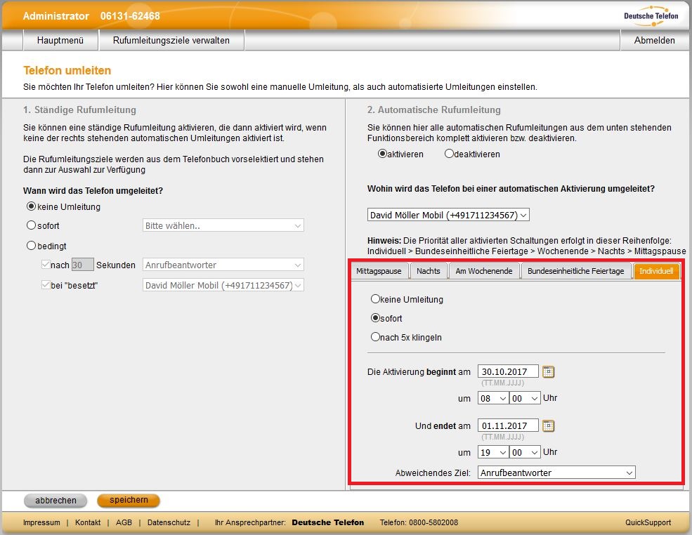 Rufumleitung OH 01 05 Ad Nu 17 Automatische Rufumleitung03 171027